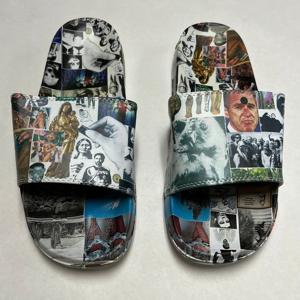 Fucking Awesome Men's Slides "Storage Collage"